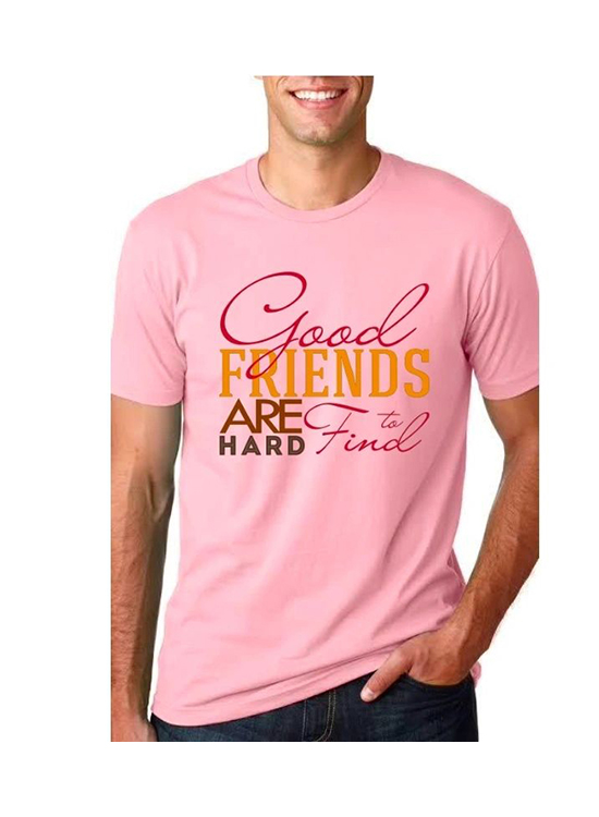 good-friend-are-hard-to-find-tee-shirt-pink